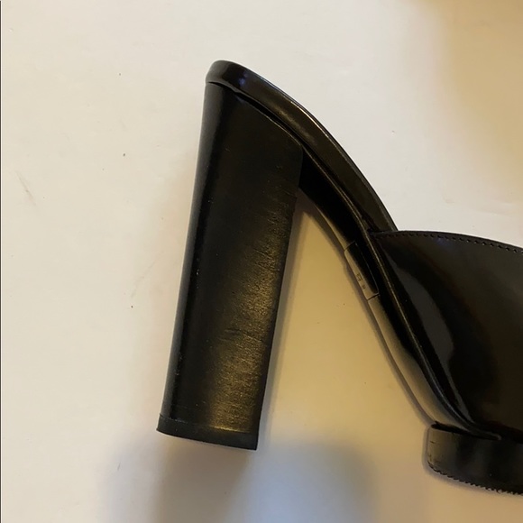 Gucci black leather heel sandal - Picture 7 of 9
